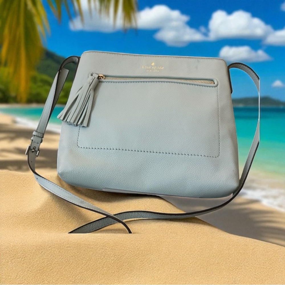 Kate Spade Chester Street Dessi Crossbody Bag Light Aqua - Picture 14 of 16